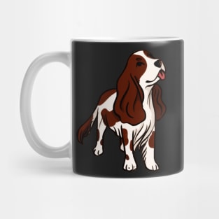 Liver and white Cocker spaniel Mug